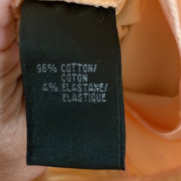 Lafayette 148 New York Bermuda Cantaloupe Melon Color Slit Pocket Shorts - Picture 8 of 10